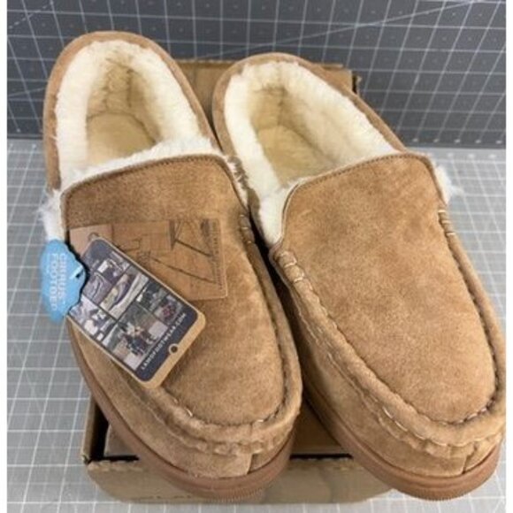 Men's LAMO Harrison Chestnut Moccasin Size 11 US Slip-On - Picture 2 of 9